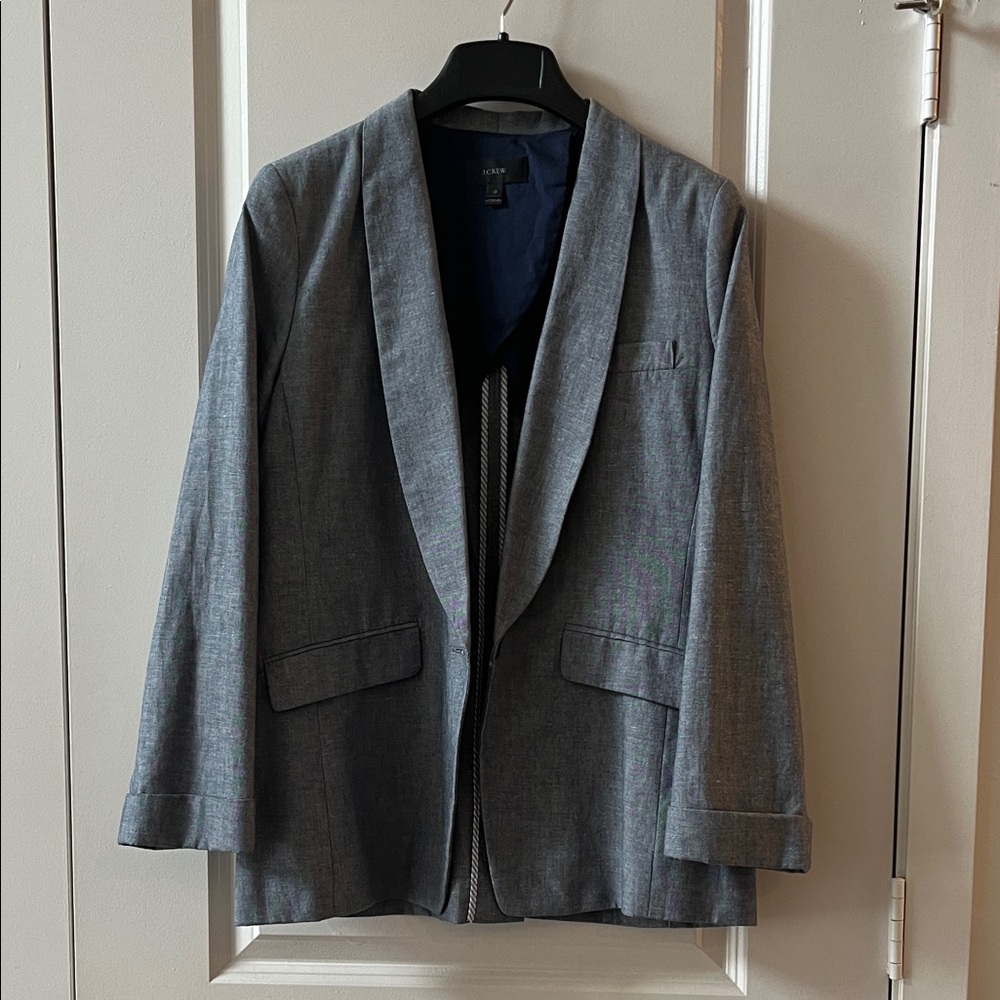 J. Crew Linen Blazer